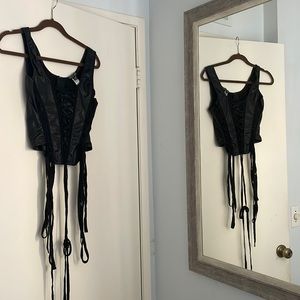 Super cute black corset from dolls kill